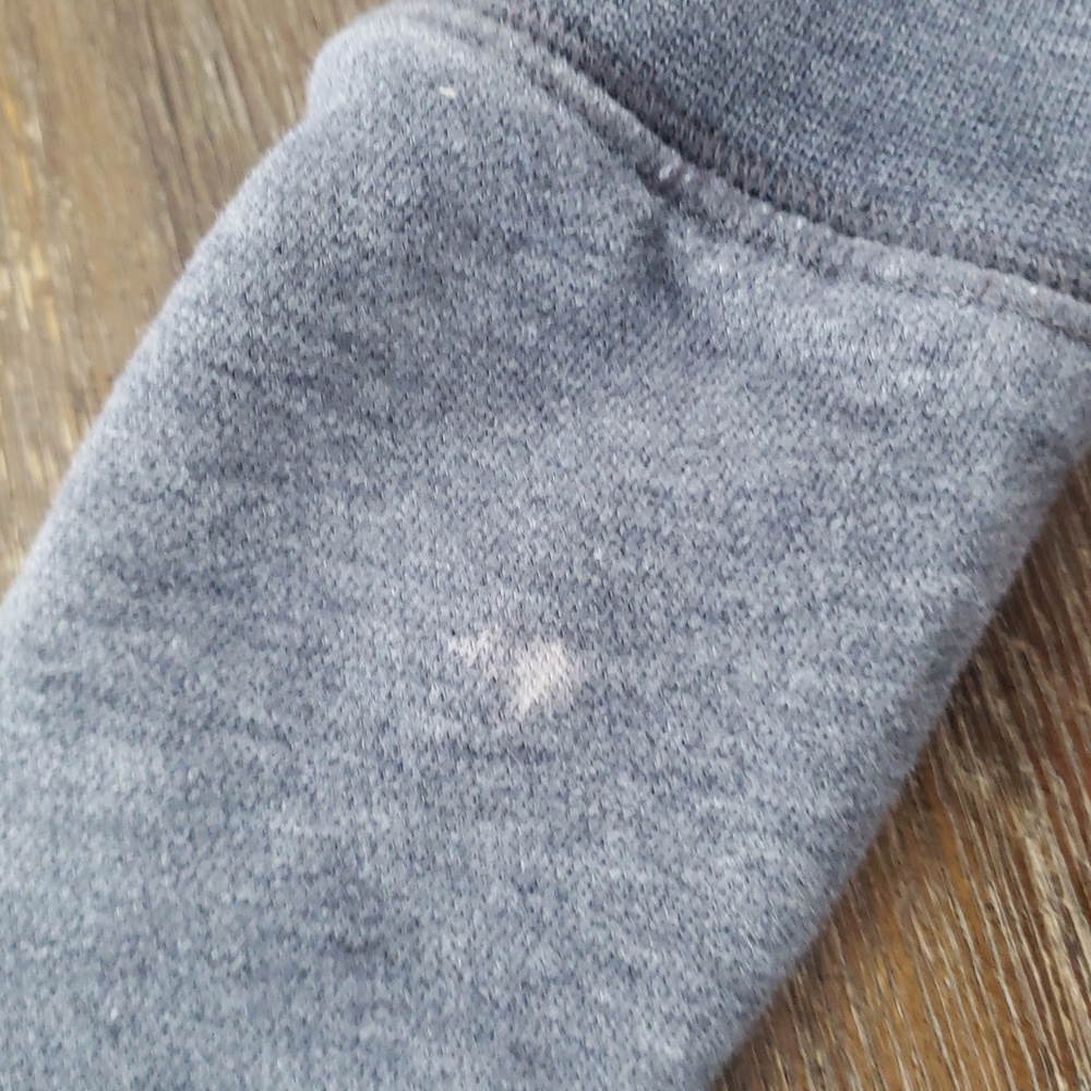 Nike Heather Gray Full Zip Hoodie with White Accents Size XS - Picture 10 of 10